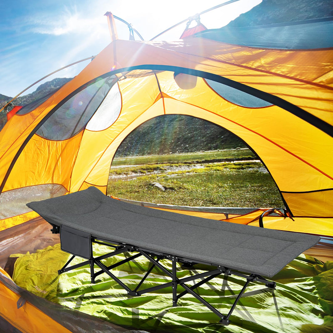 cot bed tent Giantex Folding Camping Cot for Adults