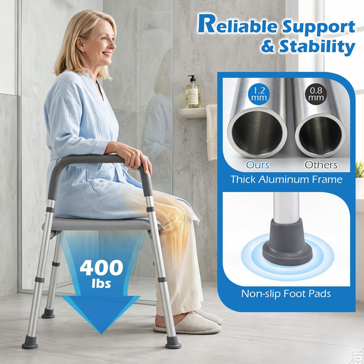 Giantex Raised Toilet Seat for Seniors with Handles