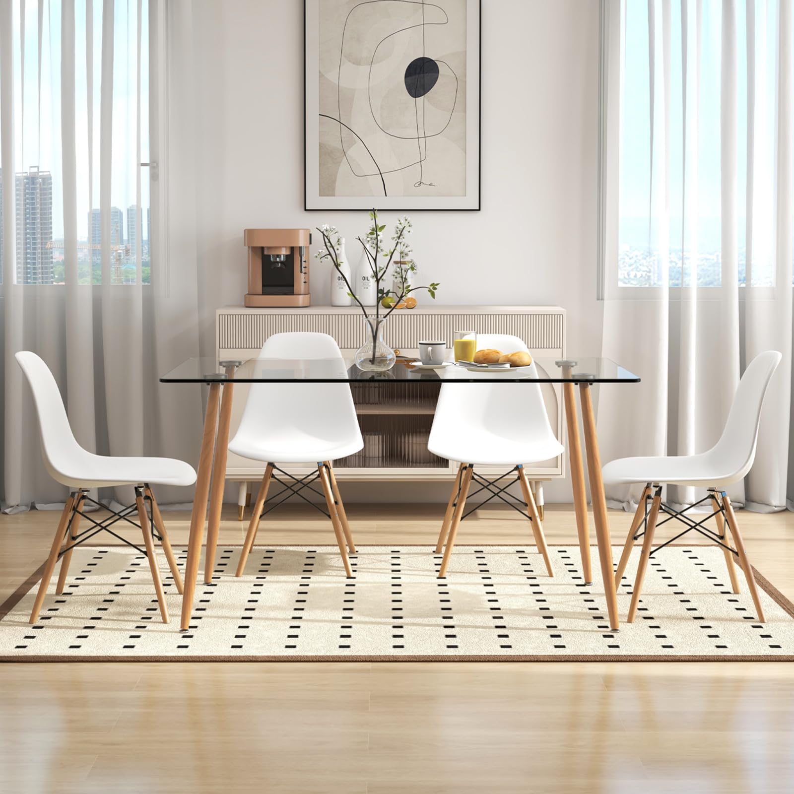 Giantex 5-Piece Dining Table Set
