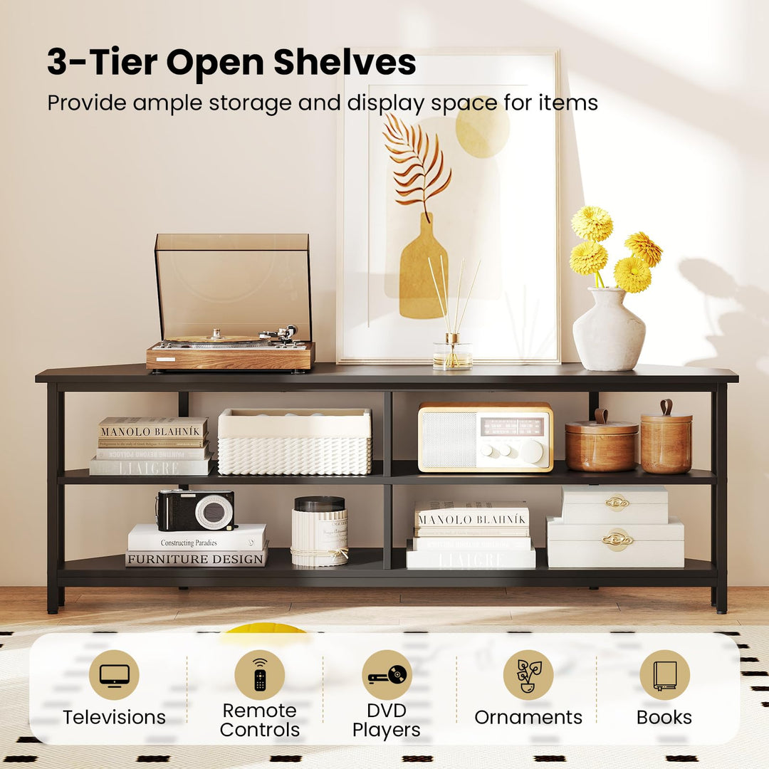 Giantex Corner TV Stand for 65 Inch TV