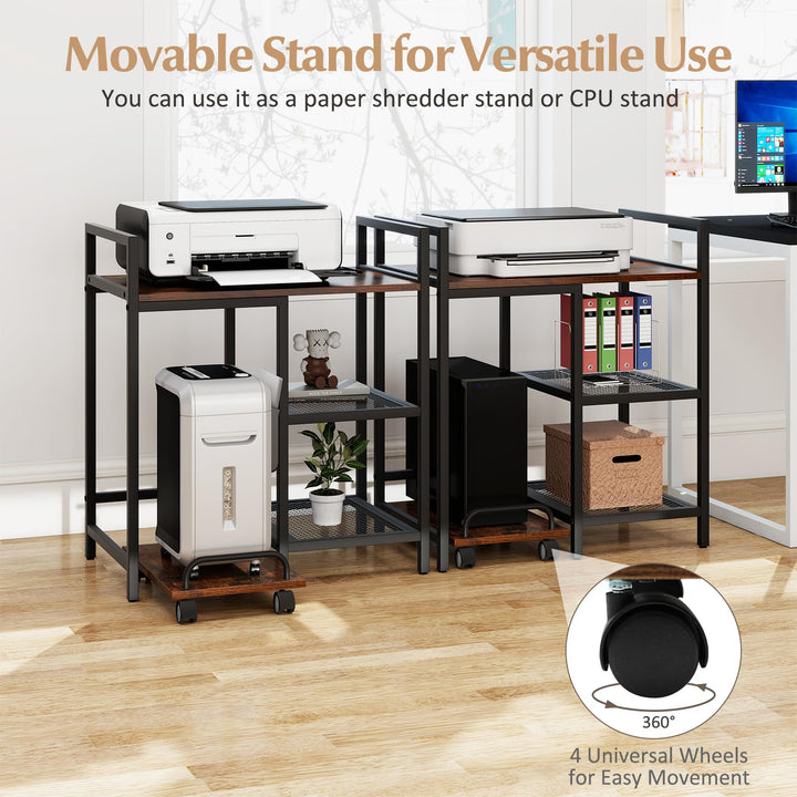 Giantex 3-Tier Printer Stand with Charging Station