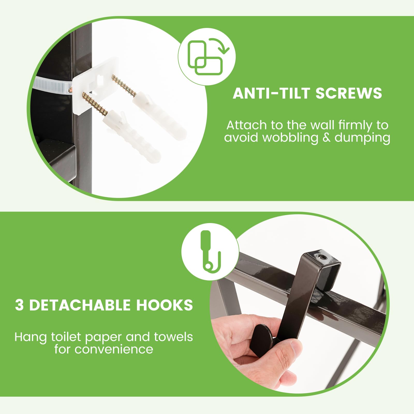 Giantex Over The Toilet Storage Shelf
