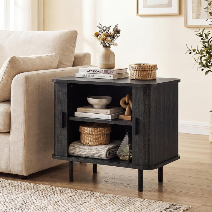 Giantex 24’’ Large Century Modern Nightstand Set of 2/1