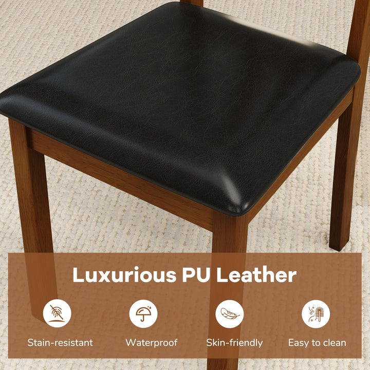 Giantex Wooden Dining Chairs Set (2/4)