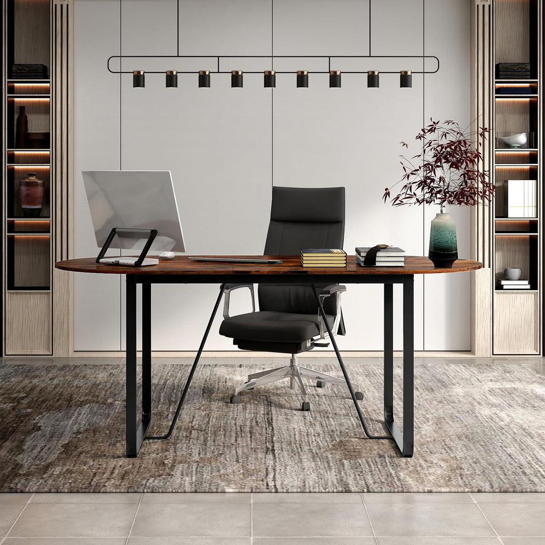 Giantex 71" Conference Table with Cable Management Grommet