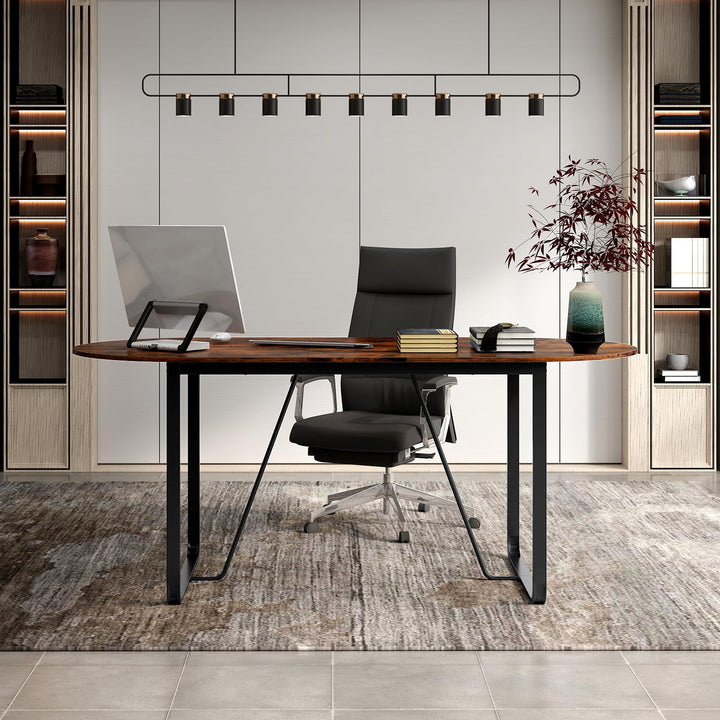 Giantex 71" Conference Table with Cable Management Grommet