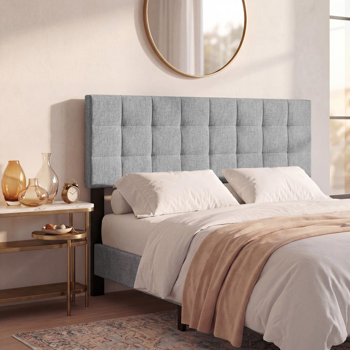 Giantex Queen/Full Size Linen Upholstered Headboard