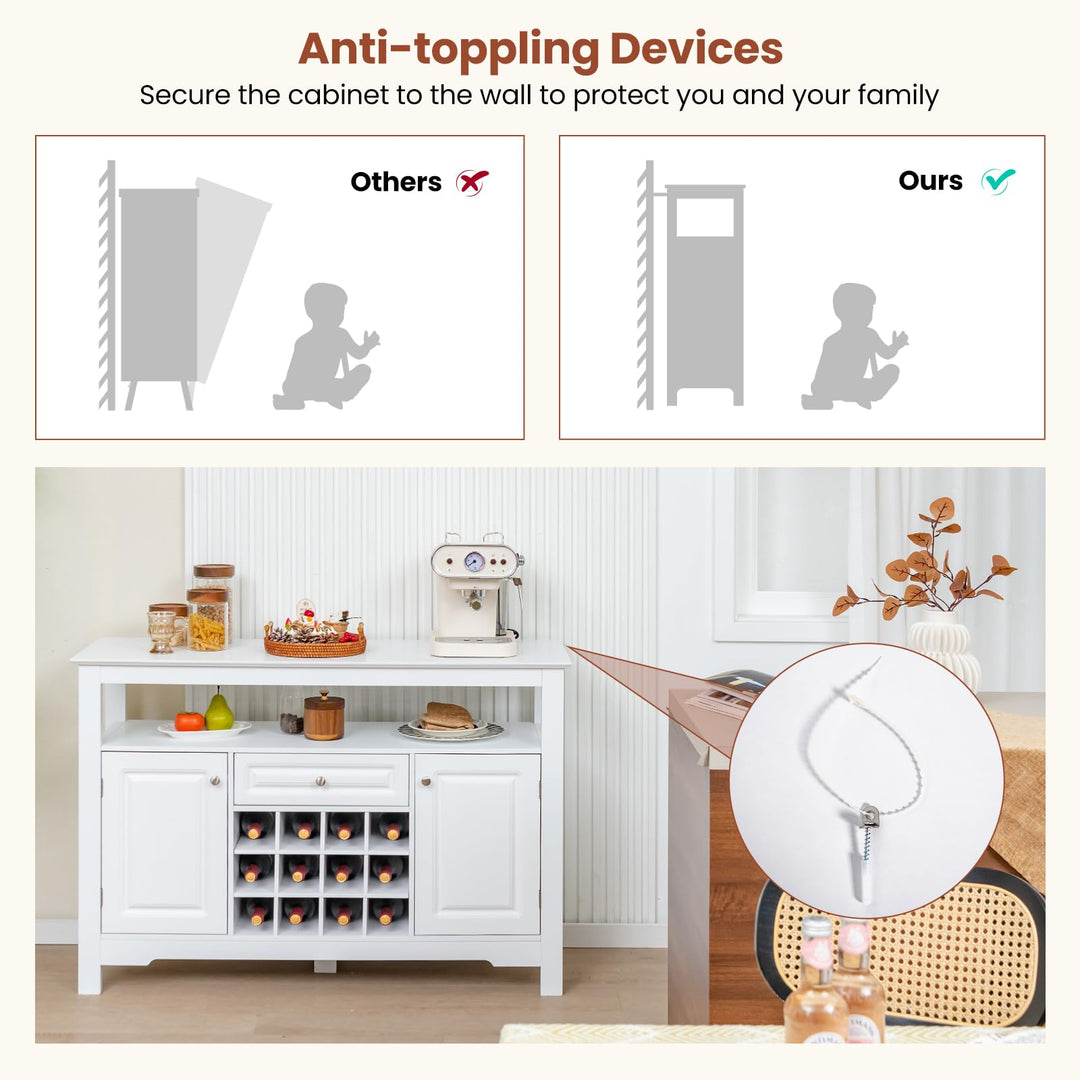 Giantex Bar Cabinet with Storage