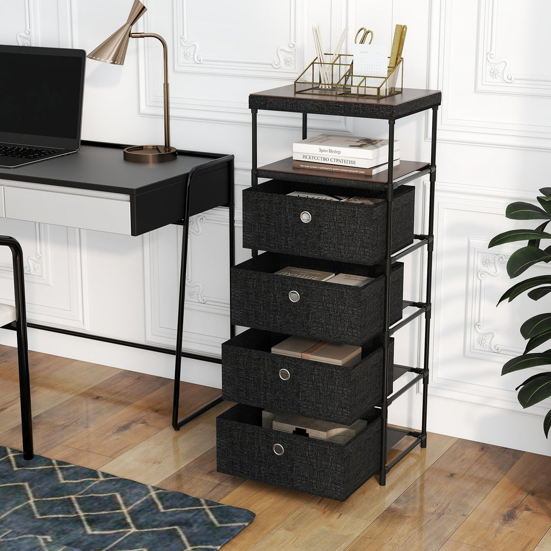 Giantex Dresser with 4 Drawers for Living Room