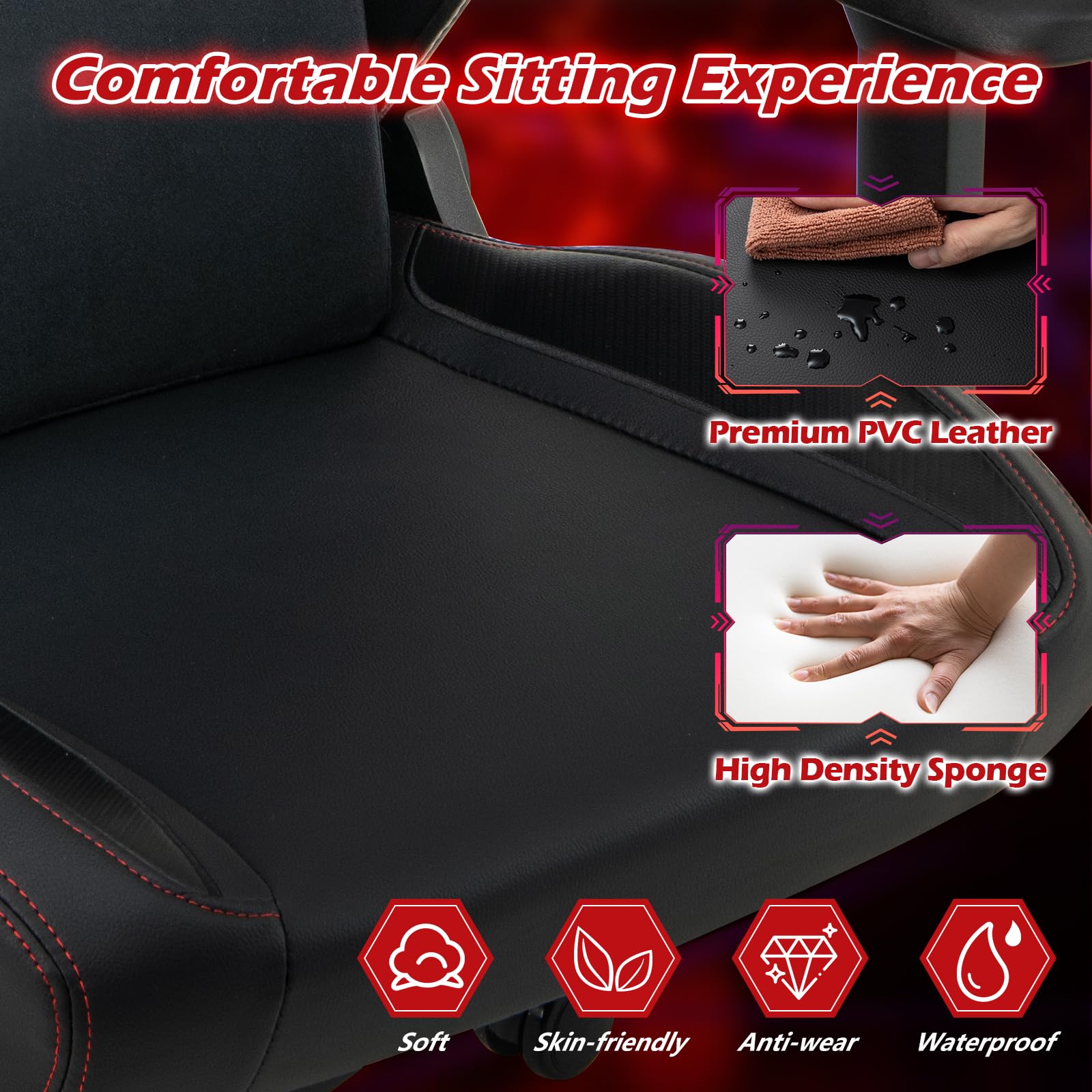 Giantex Ribbed Office Chair