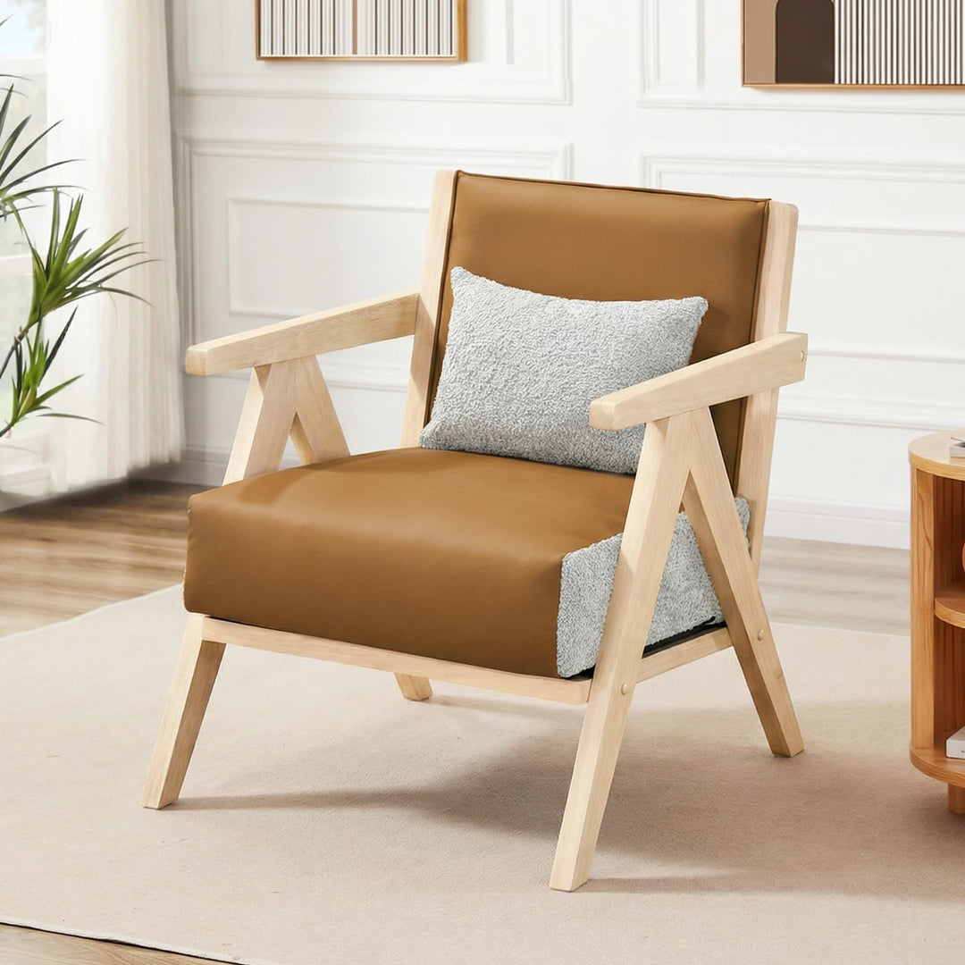 Giantex Mid-Century Modern Accent Chair for Living Room
