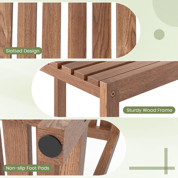 Giantex 2 Tier Wooden End Table for Living Room Bedroom