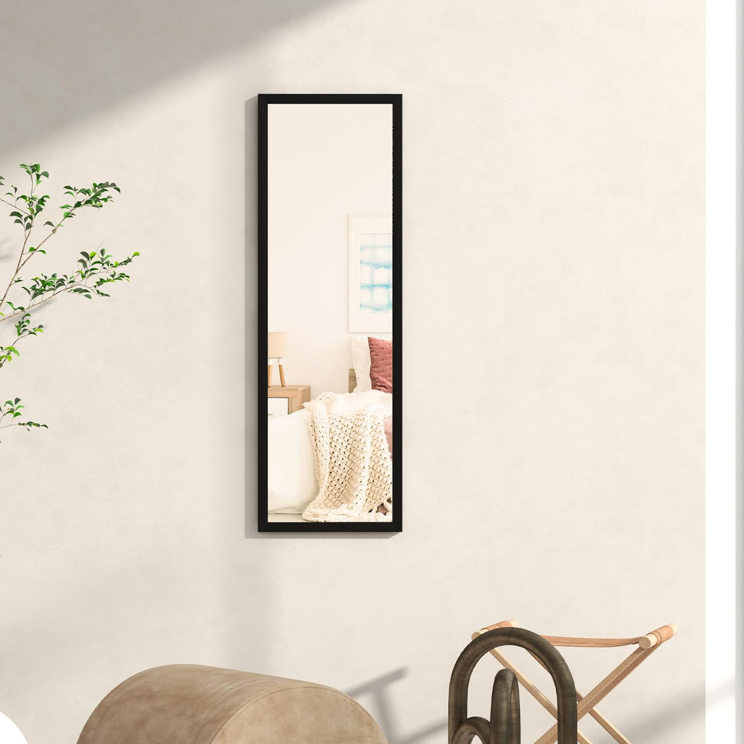 CHARMAID Over The Door Full Length Mirror, Arched Full Body Mirror