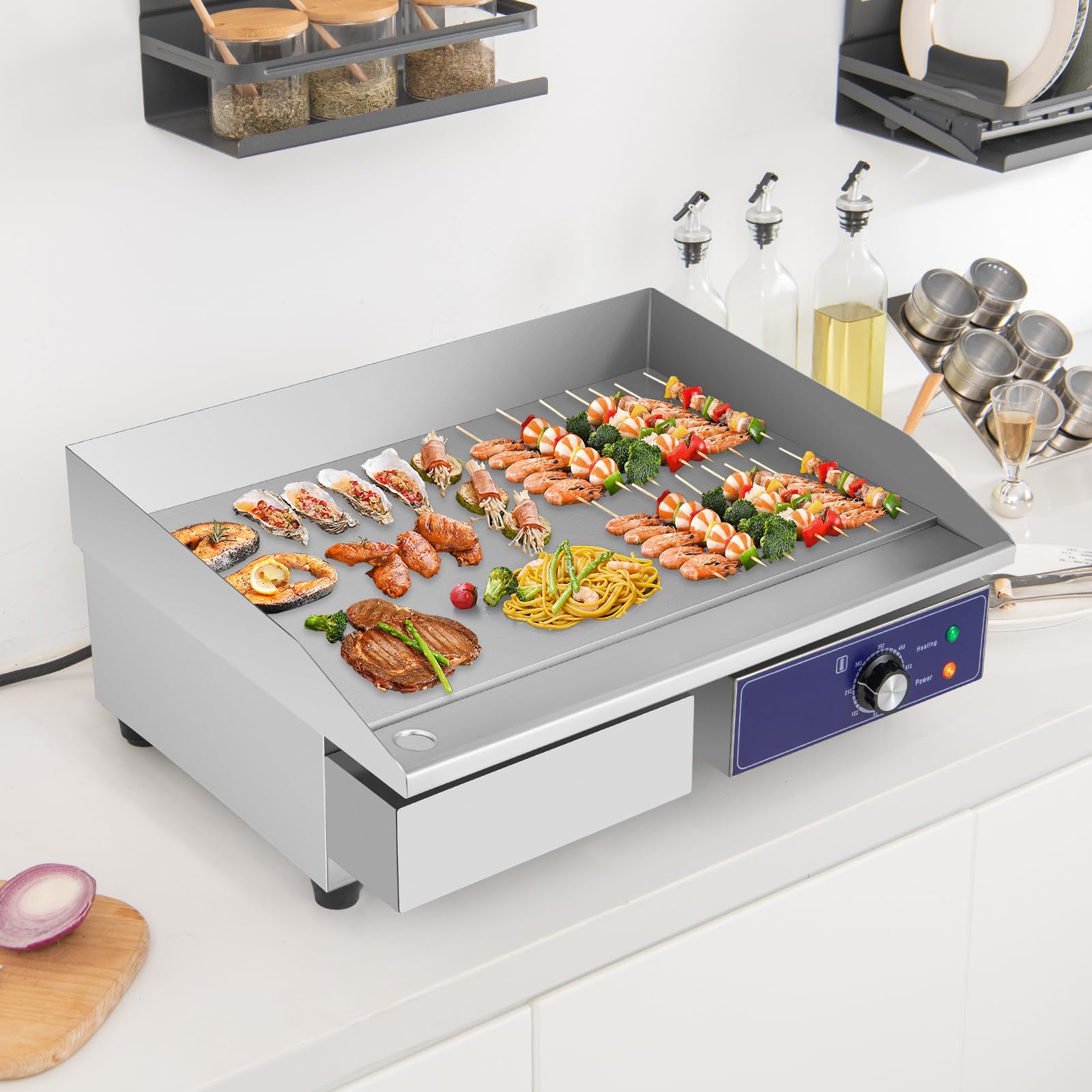 22" Electric Griddle 2000W - Giantex 