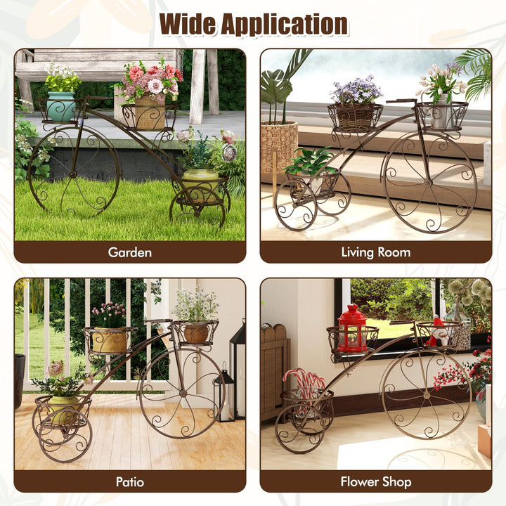 Giantex Metal Bicycle Planter