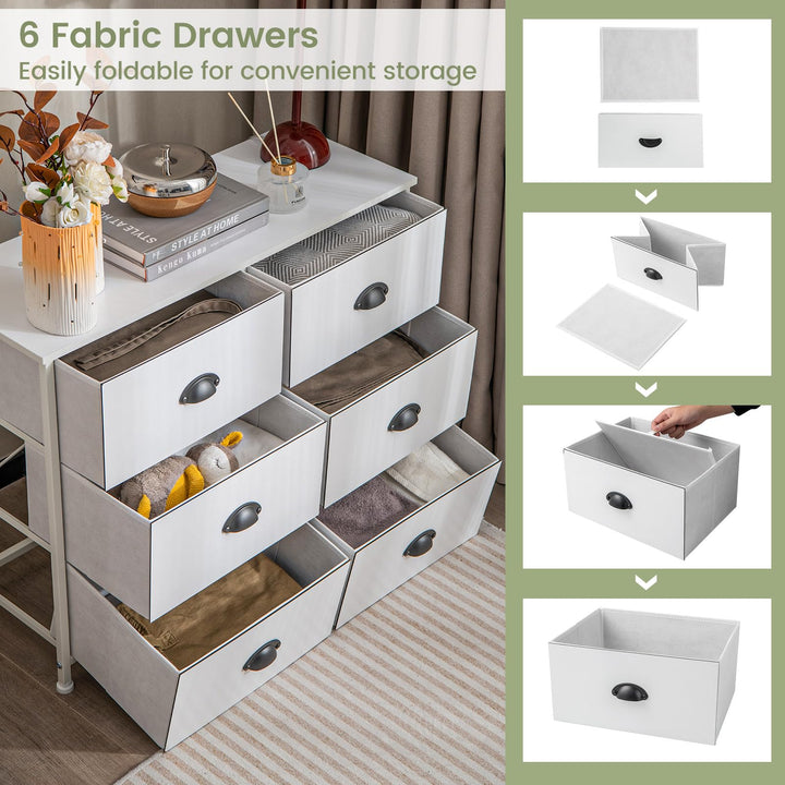 Giantex White Dresser for Bedroom