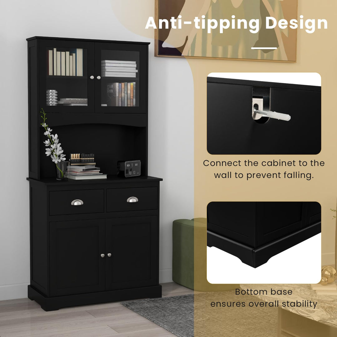67" Pantry Organizers and Storage - Giantex