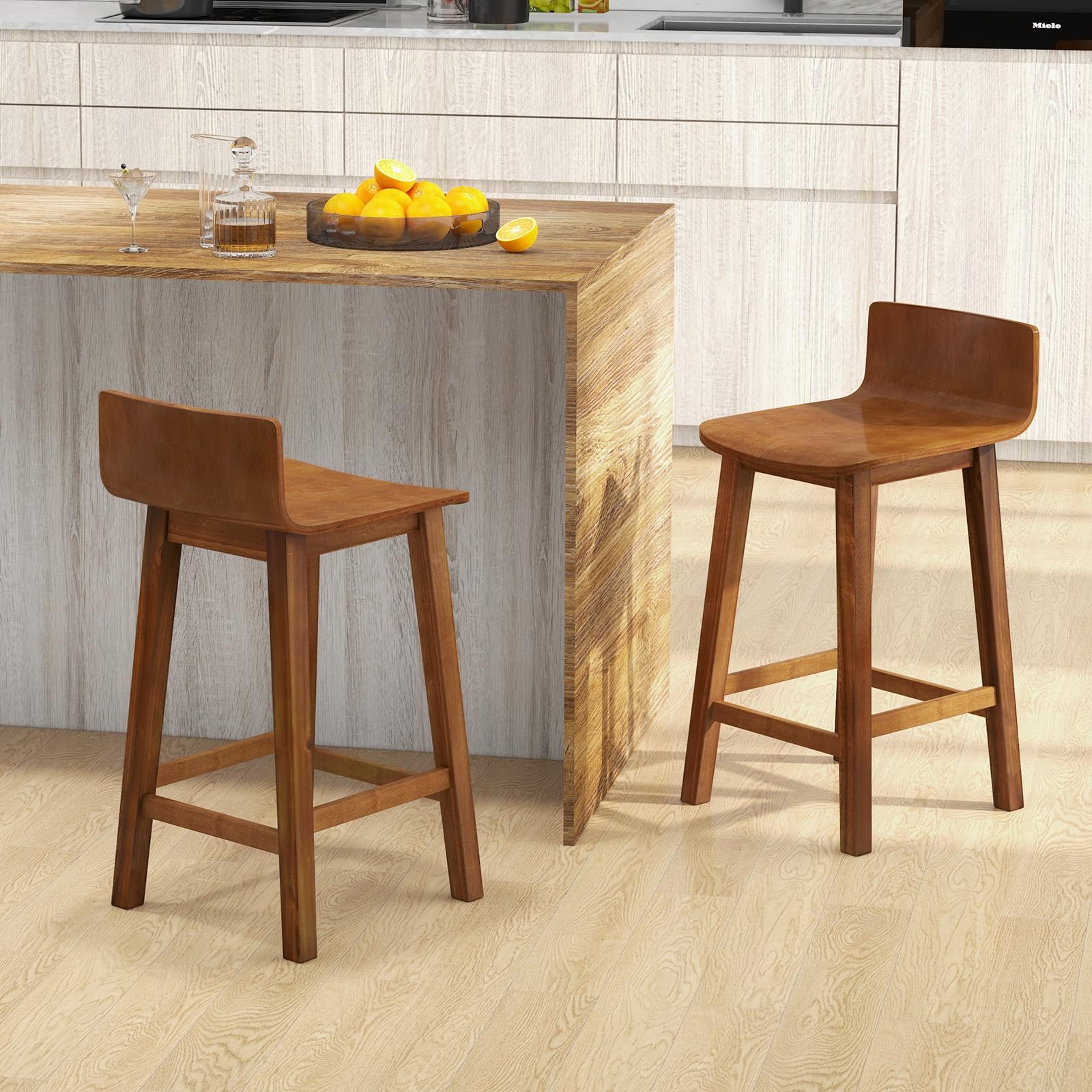 Giantex 2 or 4 24.5" Bar Stools Set