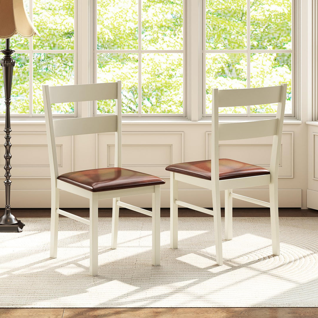 Giantex PU Leather Upholstered Kitchen Chair