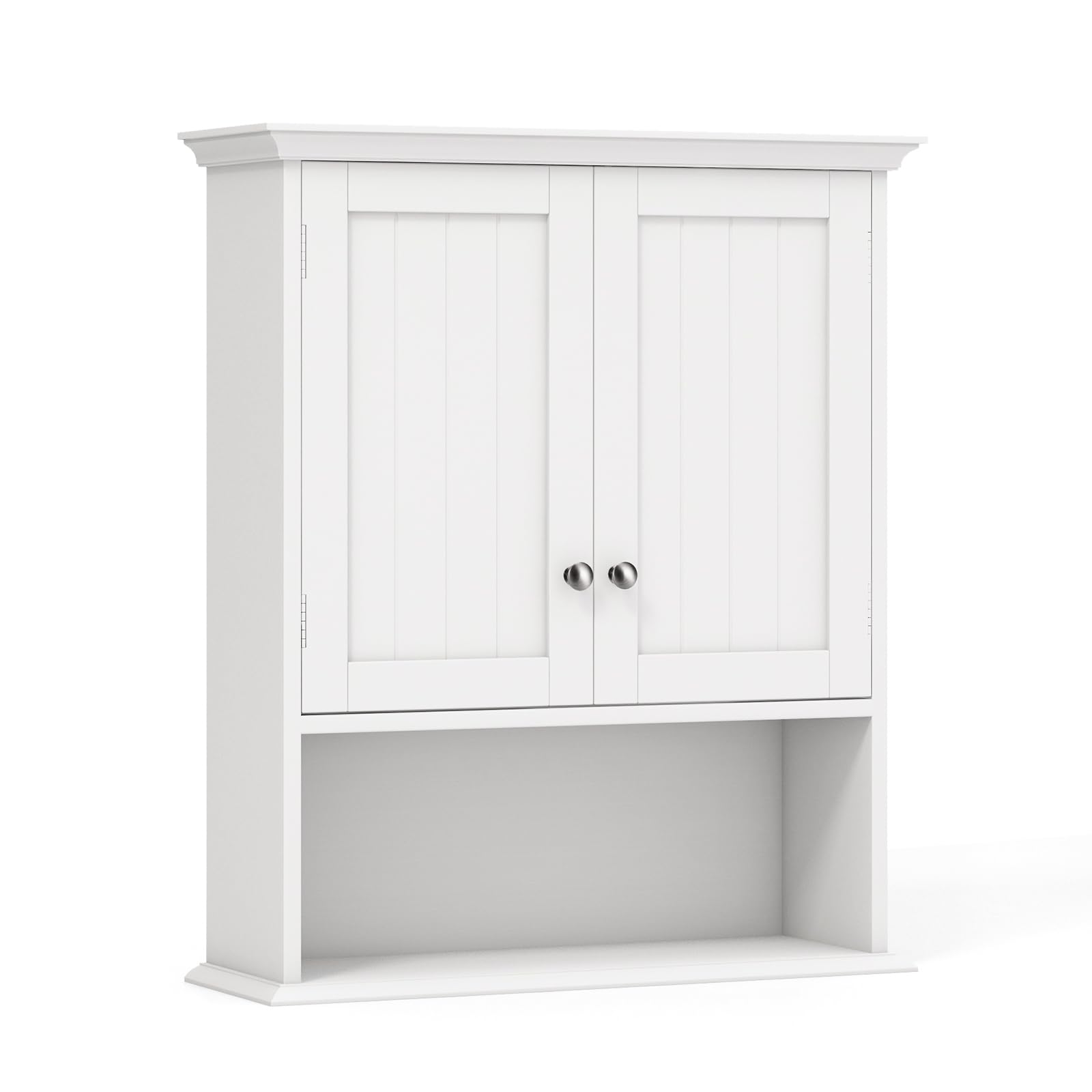 Giantex Wall Mounted Medicine Cabinets - Above Toilet Bathroom Cabinet with Adjustable Shelf