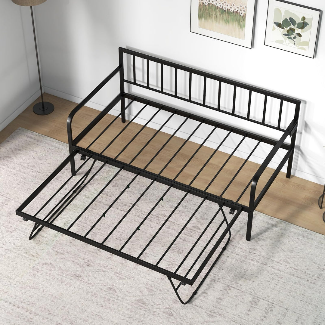 Giantex Twin Daybed with Charging Station & LED Lights