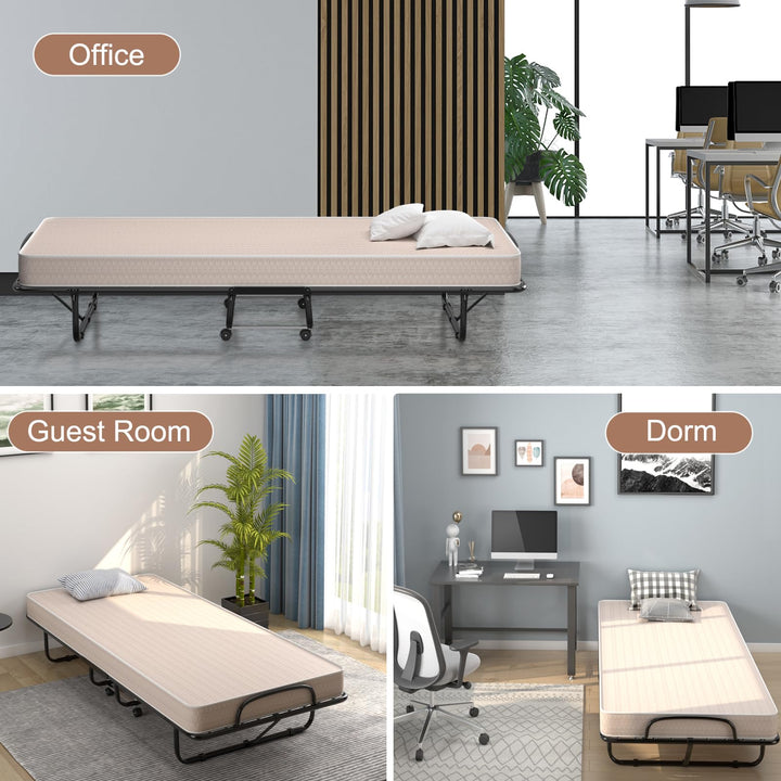 Giantex Folding Bed with Mattress
