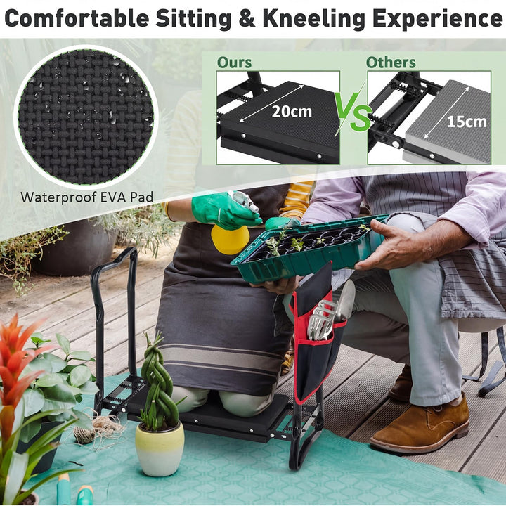 Giantex Garden Kneeler &amp; Seat Folding Gardening Stool