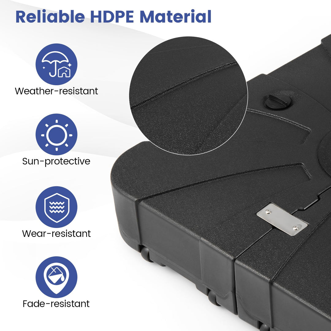 Giantex 375 lbs Cantilever Umbrella Base