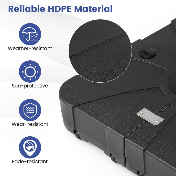 Giantex 375 lbs Cantilever Umbrella Base