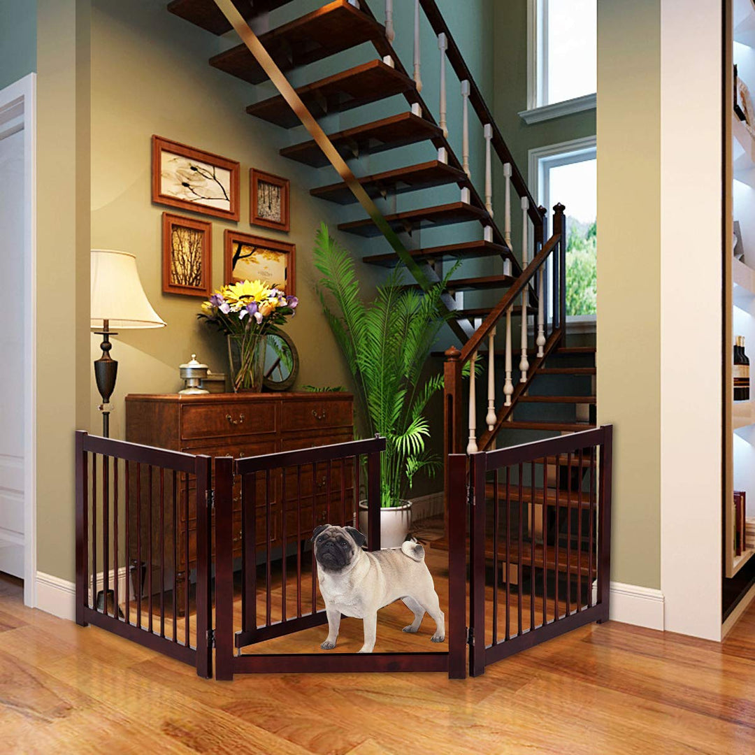 24 inch Configurable Dog Gate with Door