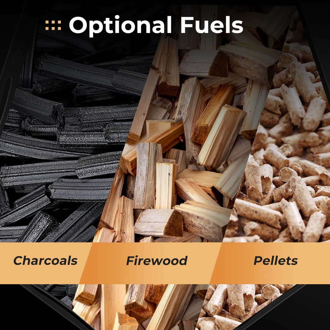 Giantex Portable Fire Pit for Outside - 19" Collapsible Wood Burning Fire Pit