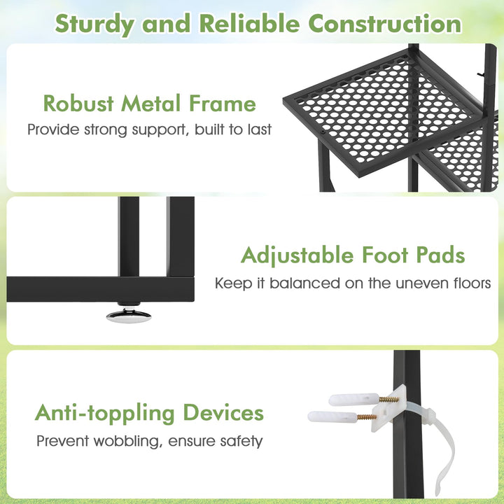 Giantex 2 Pack 6-Tier Butterfly-Shaped Plant Stand Indoor