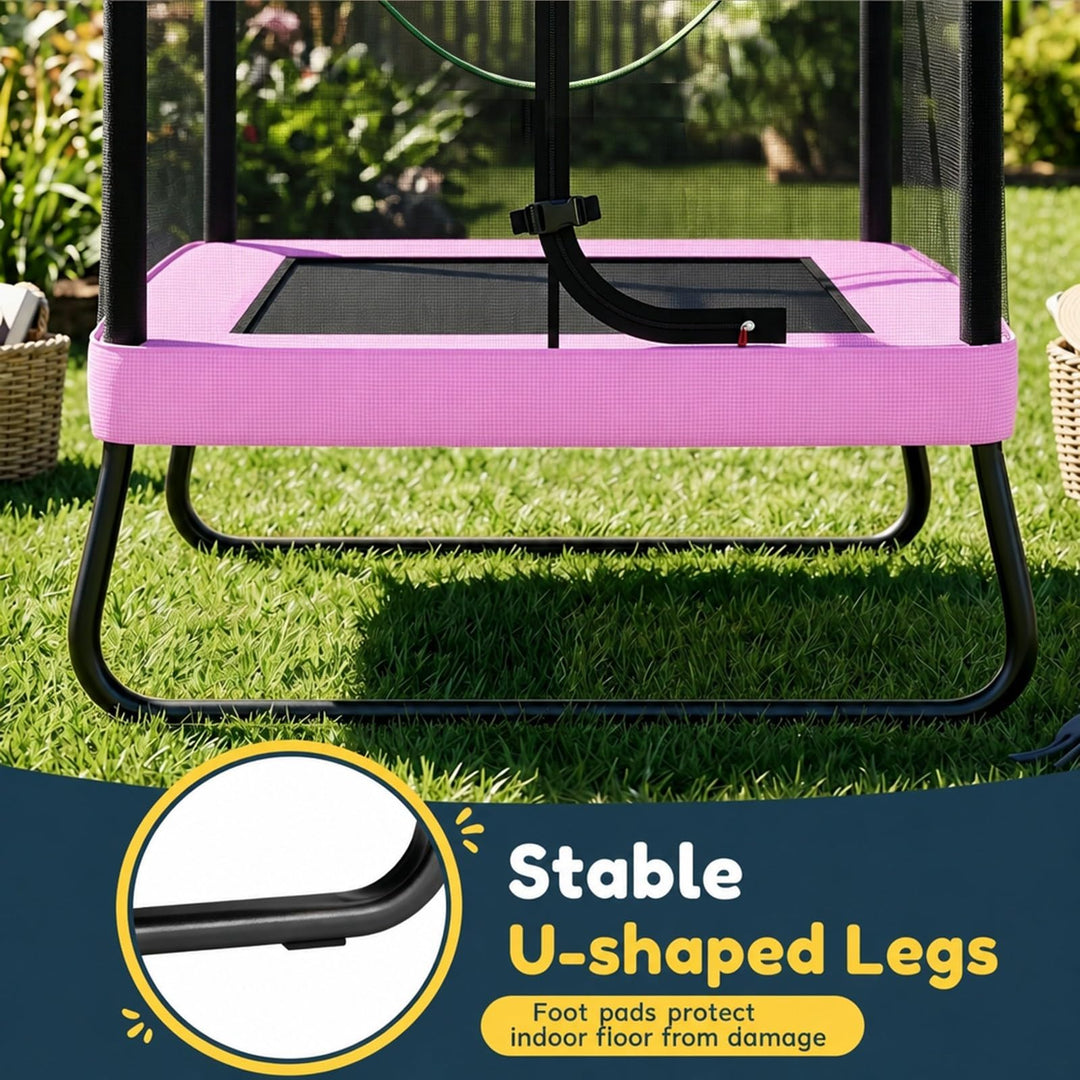 Giantex 6 FT Trampoline for Kids with Swing