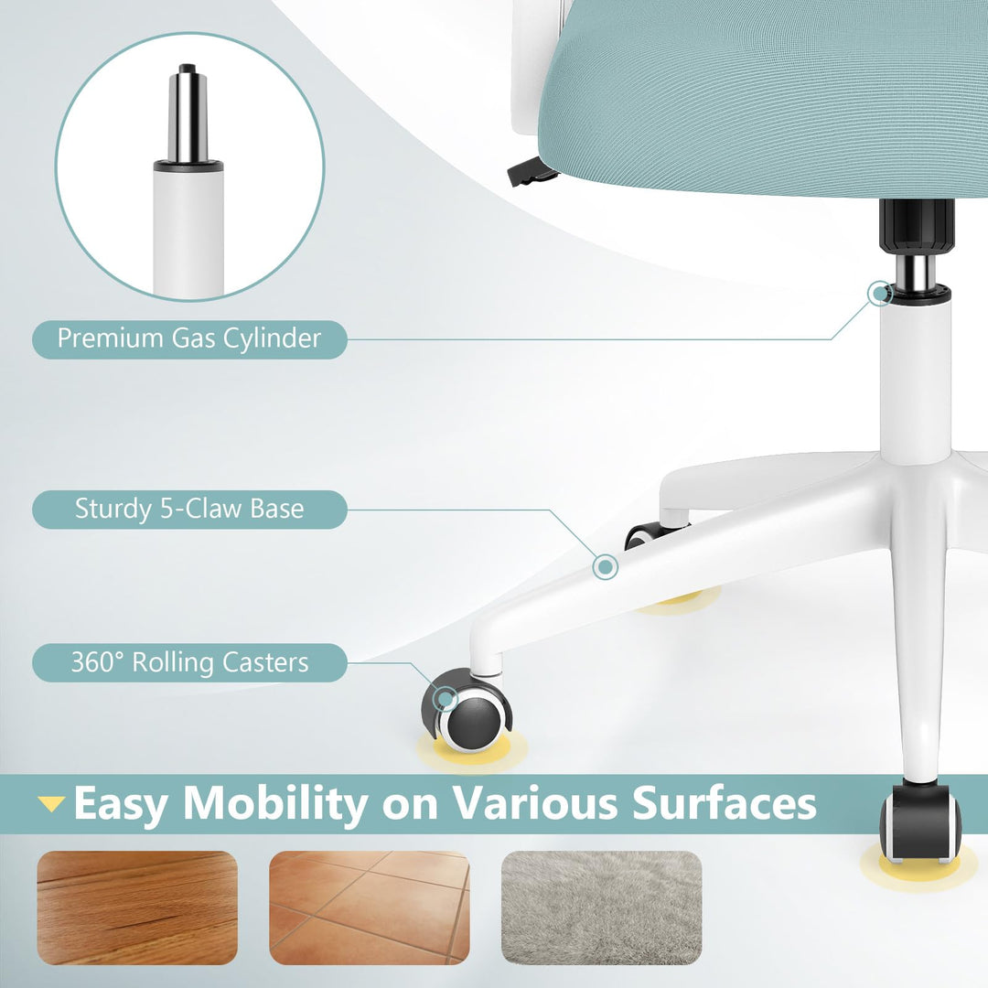 Giantex Ergonomic Desk Chair with Flip-up Arms & Lumbar Support