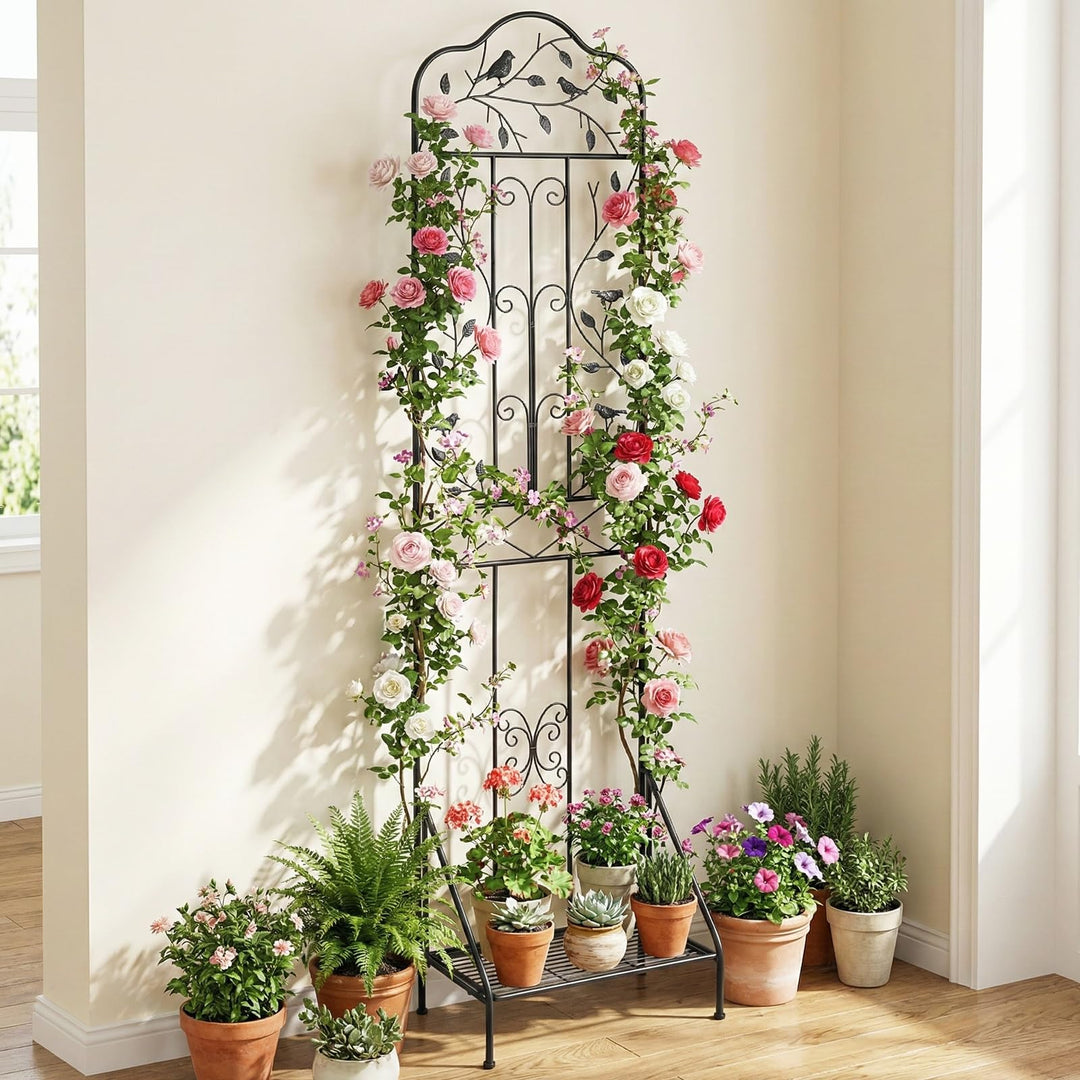 Giantex Metal Garden Trellis for Climbing Plants