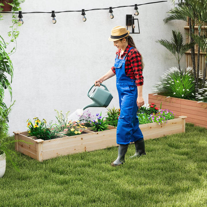 Giantex Wooden Raised Garden Bed