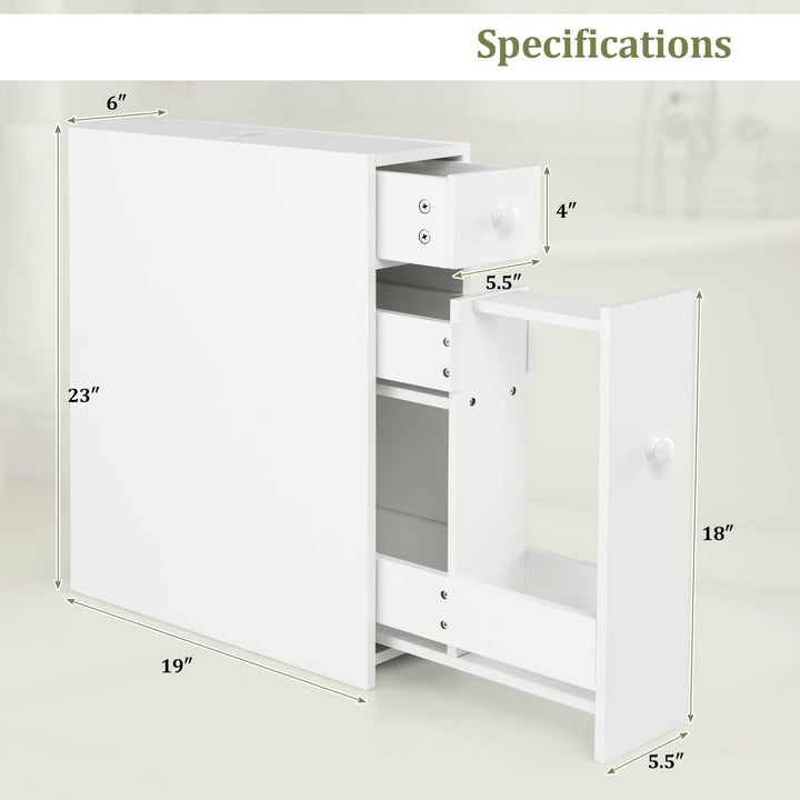 Giantex Small Bathroom Storage Cabinet