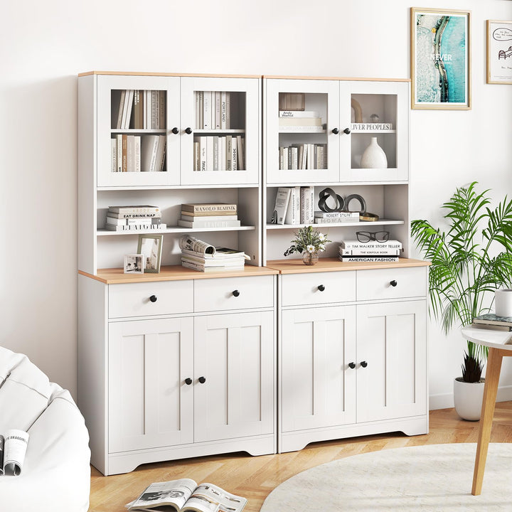 Giantex 67" Kitchen Pantry Cabinet for Dining Room