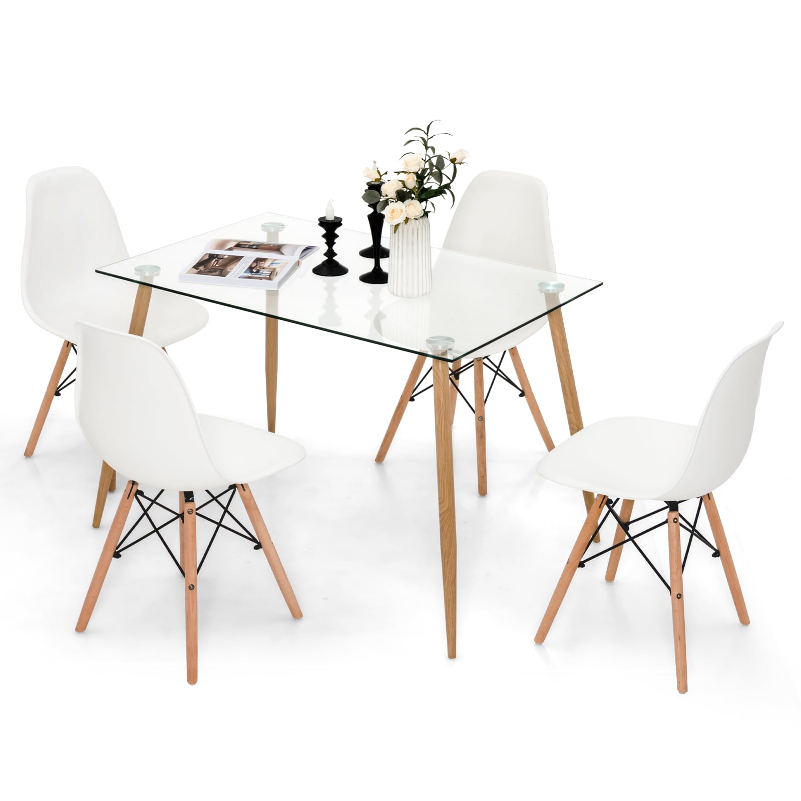 Giantex 5-Piece Dining Table Set