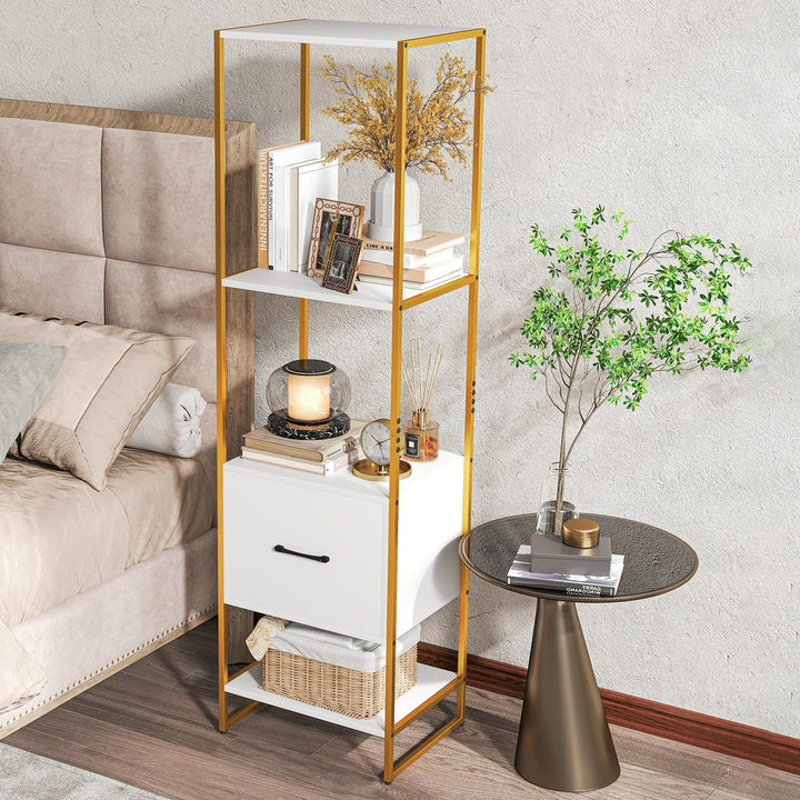 Giantex Bookshelf with Drawer