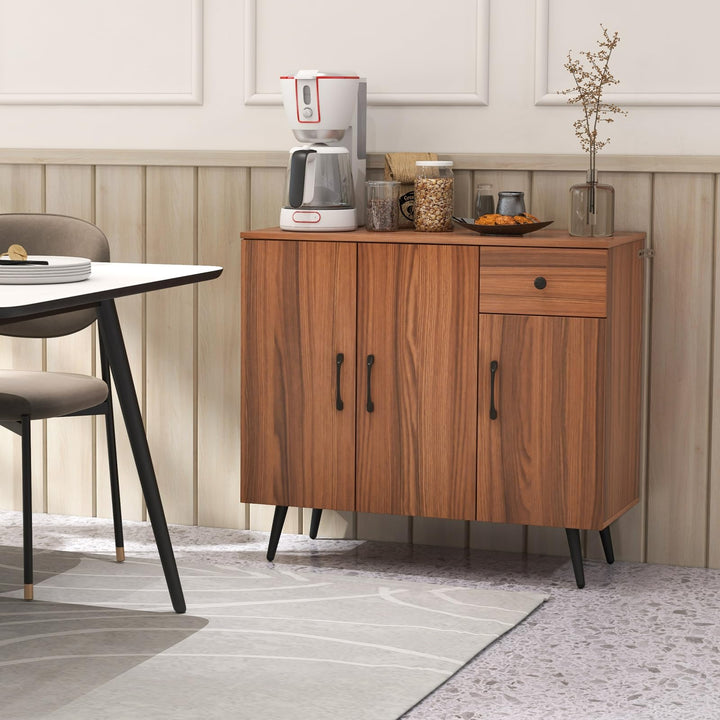 Giantex Buffet Cabinet with Storage, Sideboard Cabinet w/ 3 Doors