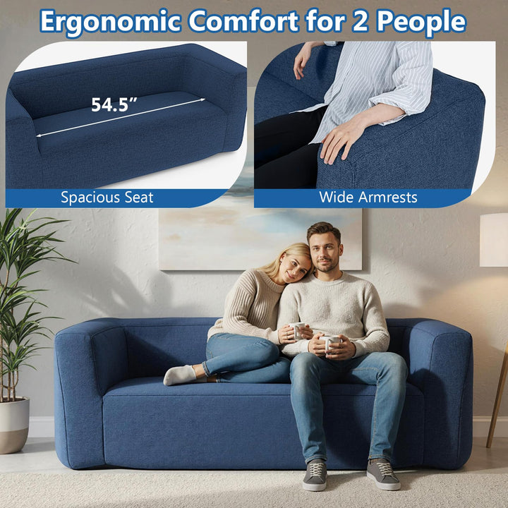 Giantex Double Inflatable Couch | Portable Blow Up Sofa with Detachable Cover