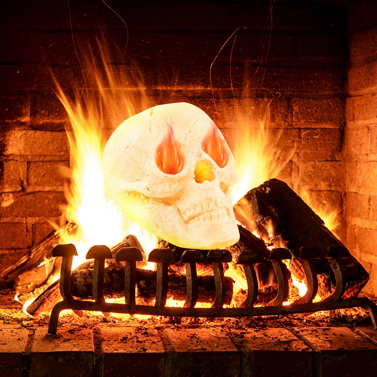Giantex Ceramic Skulls for Fire Pit