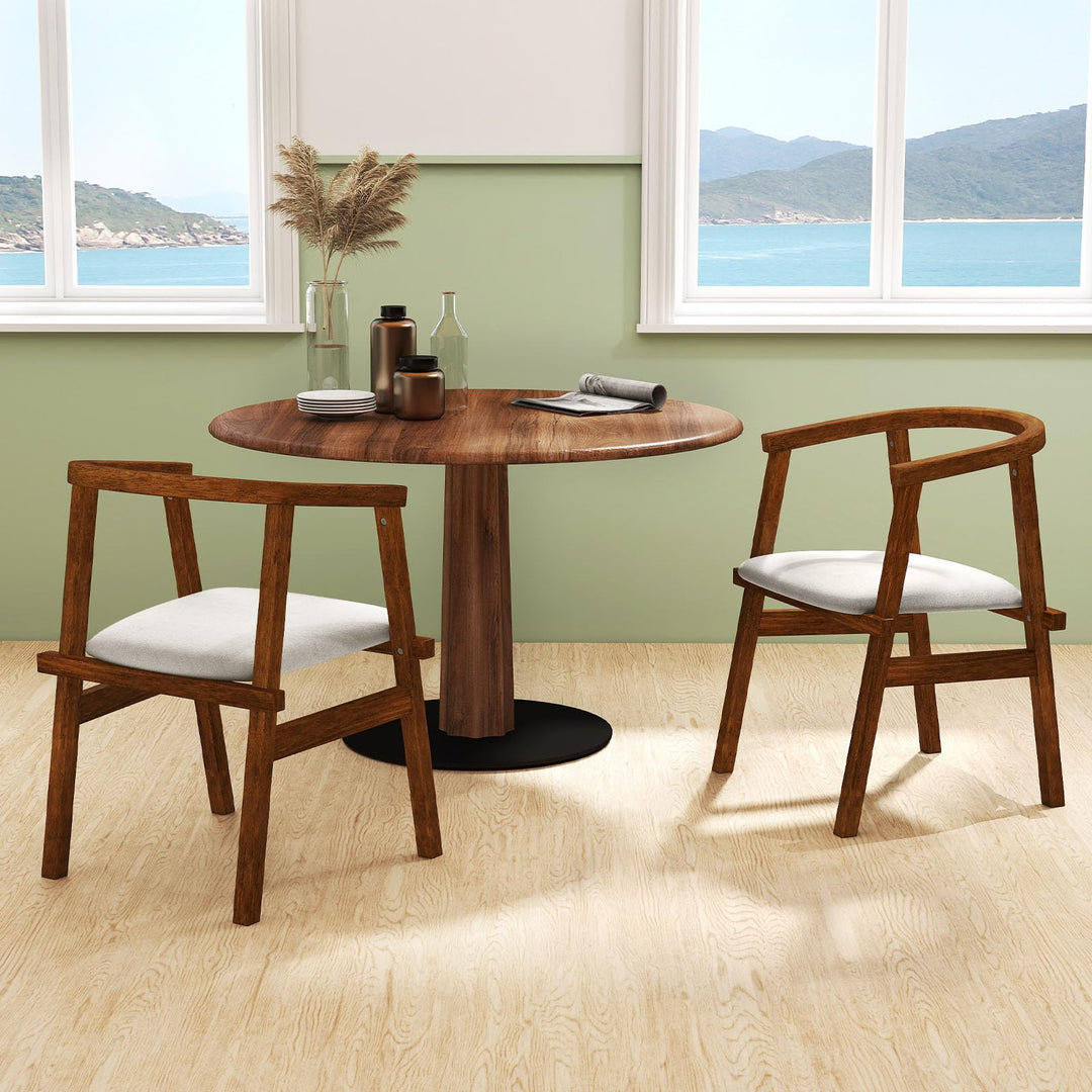 Giantex  2/4 Wooden Dining Chairs Set