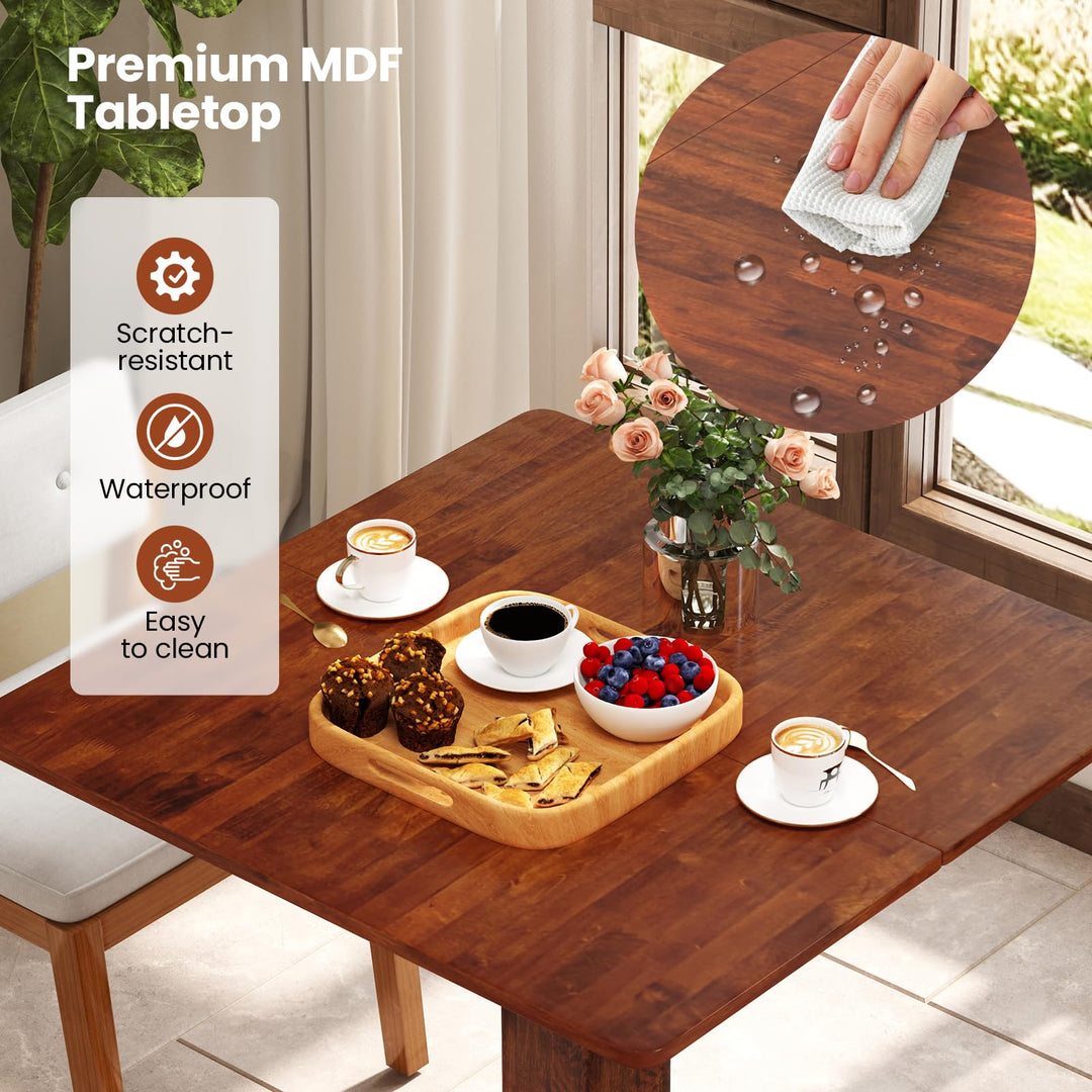 Giantex 33-Inch Square Dining Table for 2-4 People
