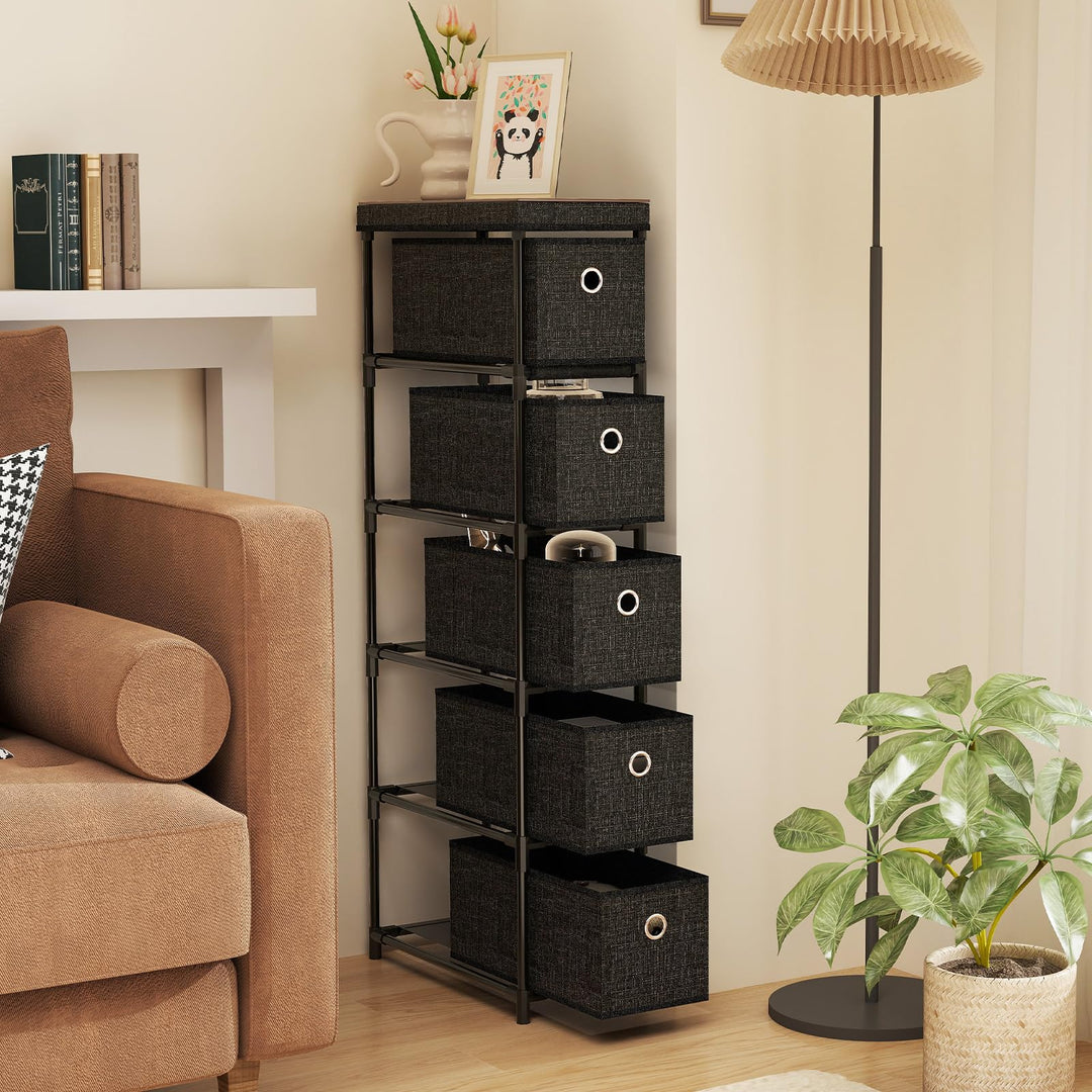 Giantex Dresser with 5 Drawers for Living Room