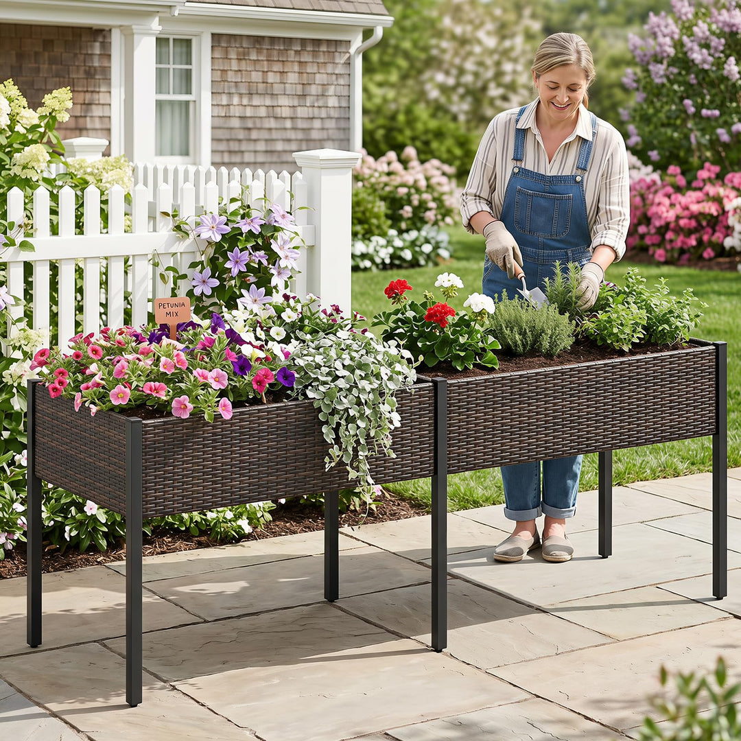 Giantex 6 x 2 FT Raised Garden Bed with Legs