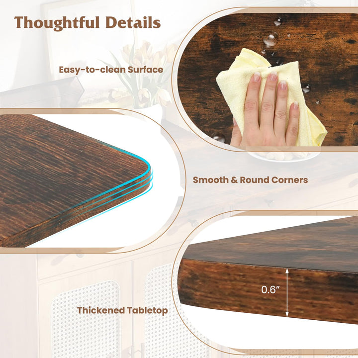 Giantex Universal Wood Table Top （48 x 24 inch）