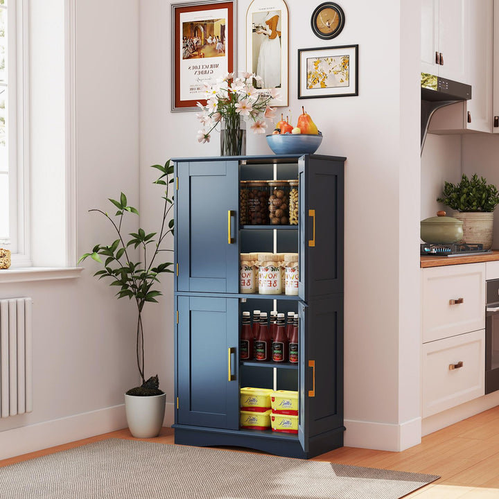 Giantex Bathroom Storage Cabinet Freestanding Floor Cabinet