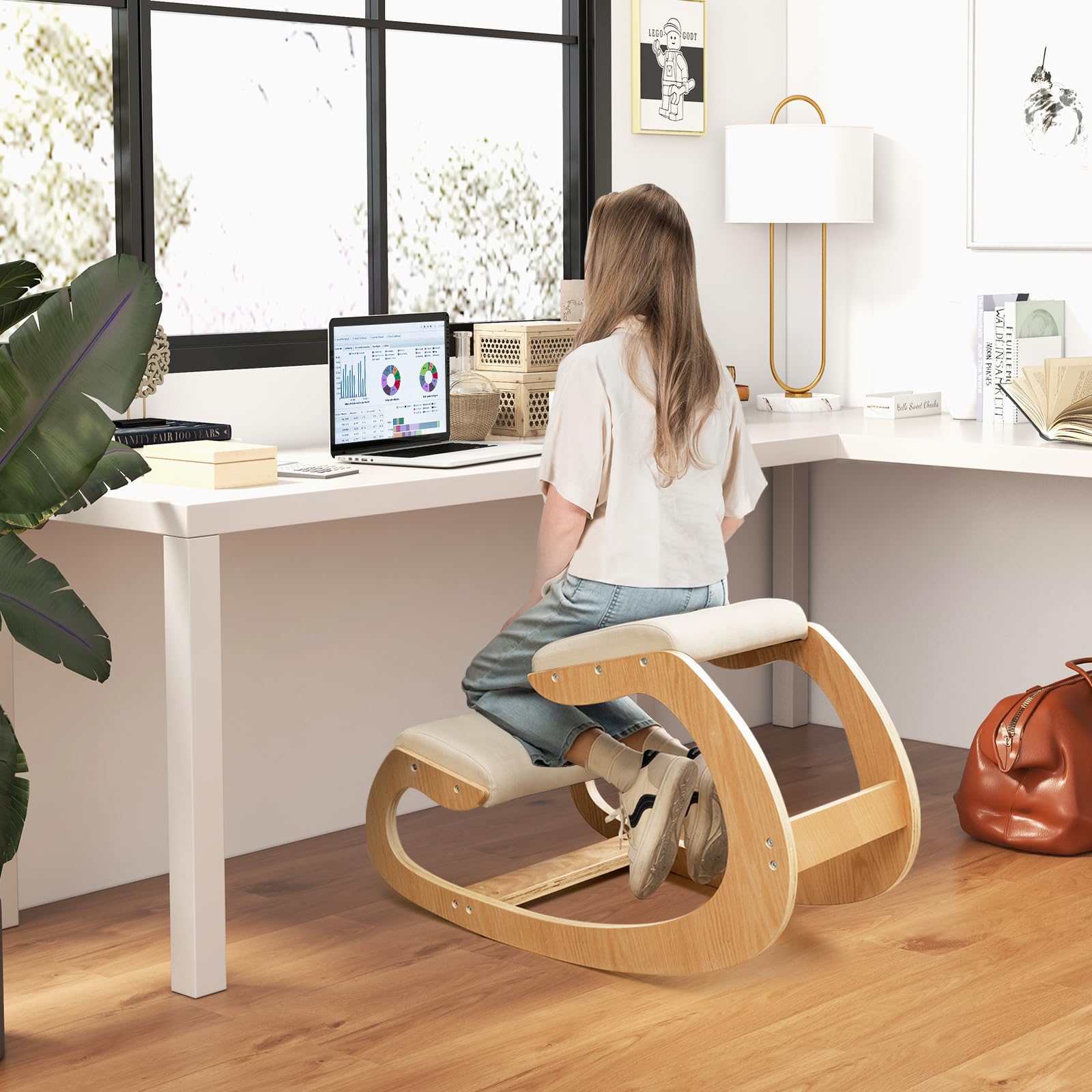 Giantex Ergonomic Kneeling Desk Chair